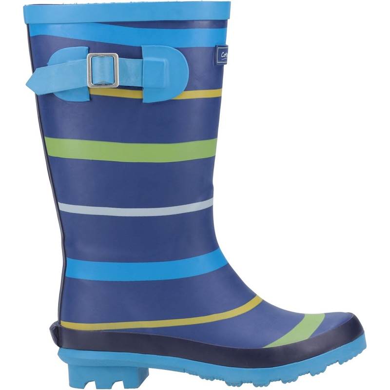 Cotswold Kids Stripe Wellington Boots-2
