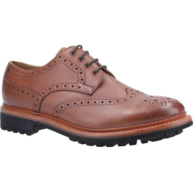 Cotswold Mens Quenington Commando Goodyear Welt Lace Up Shoes-1