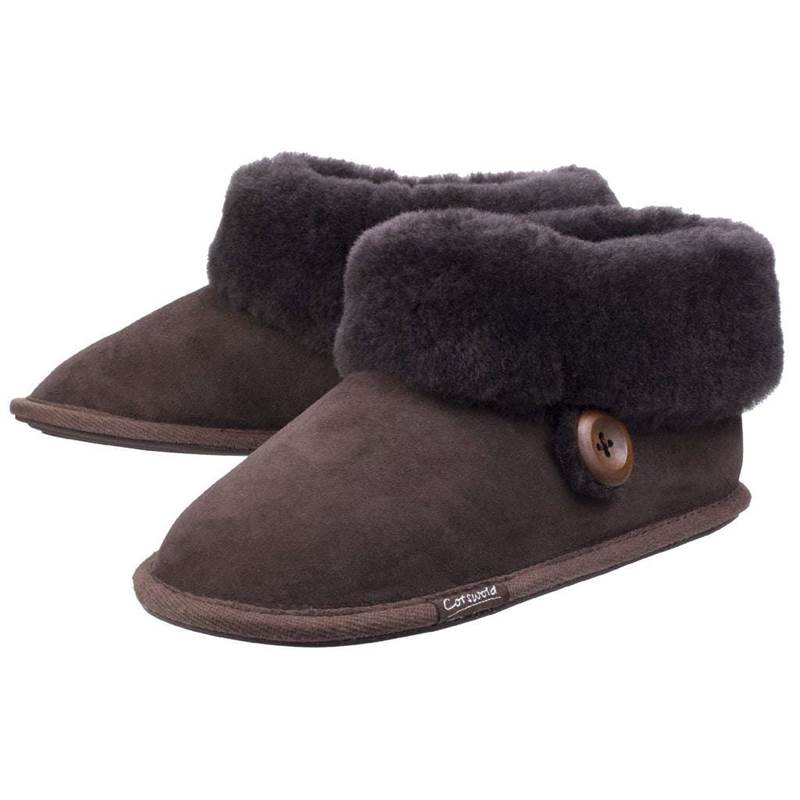 Cotswold Womens Wotton Sheepskin Booties-3
