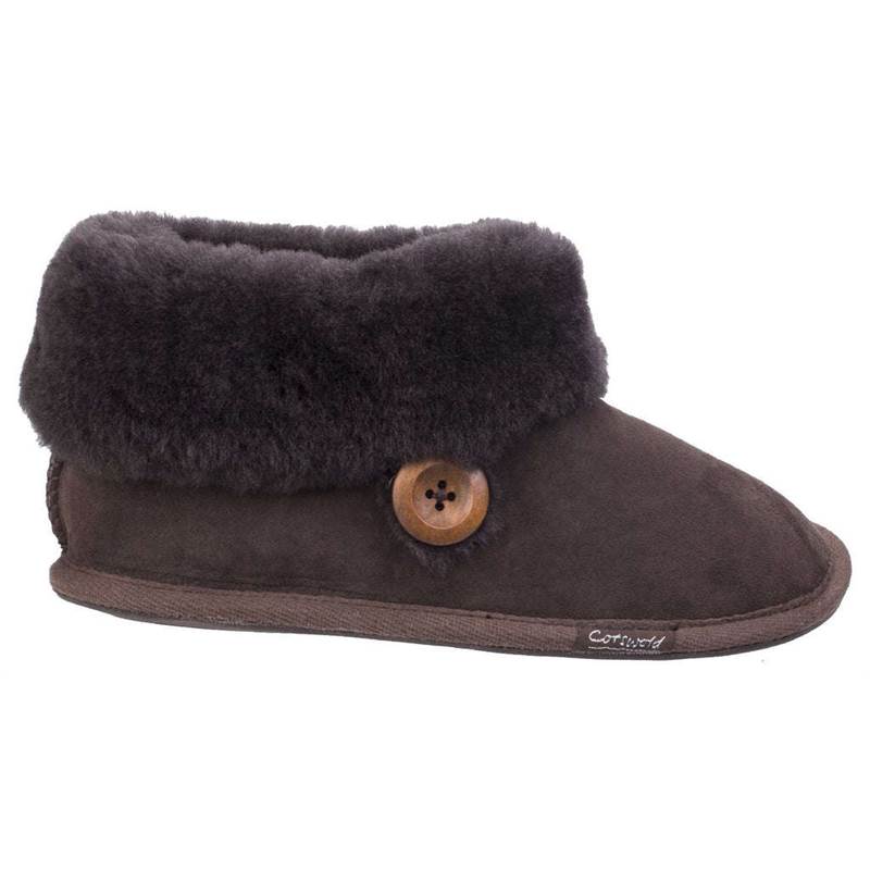 Cotswold Womens Wotton Sheepskin Booties-4