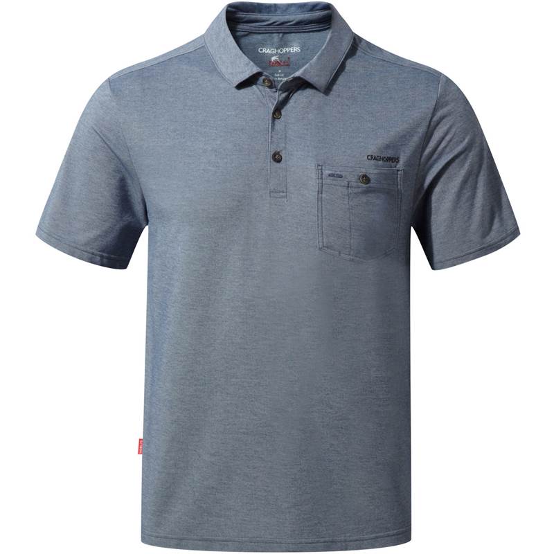 Craghoppers Mens NosiLife Gilles Short-Sleeved Polo-1
