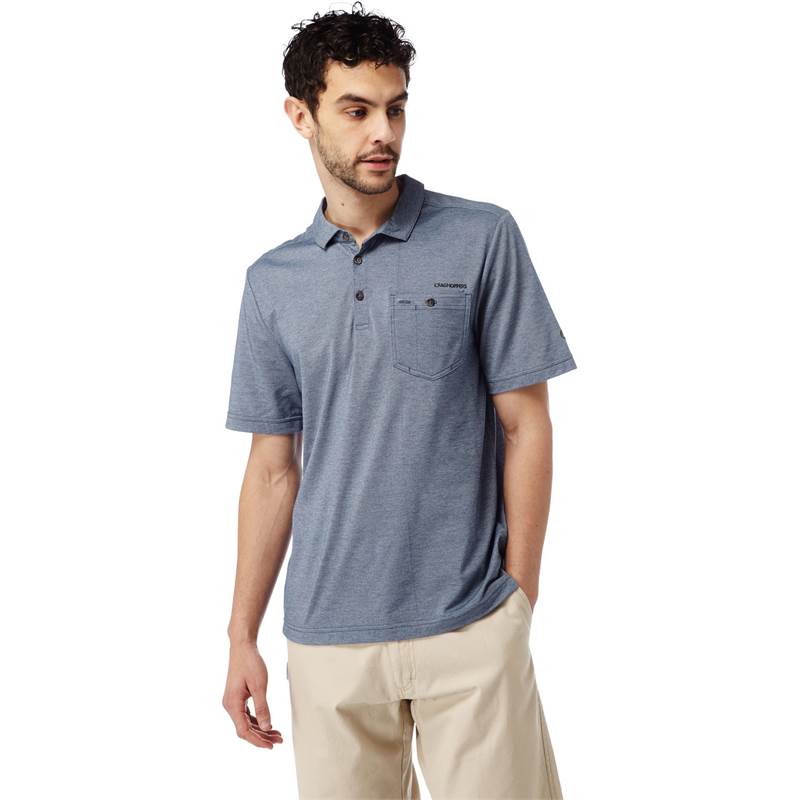 Craghoppers Mens NosiLife Gilles Short-Sleeved Polo-2