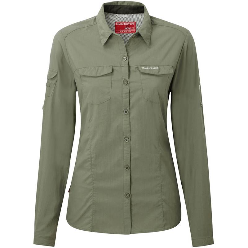 Craghoppers Womens NosiLife Adventure Long Sleeved Shirt-1