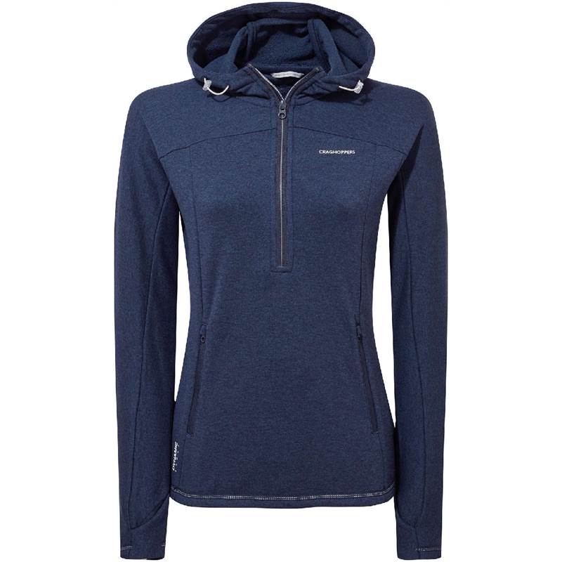 Craghoppers Womens Dynamic Half Zip Hooded Fleece-1