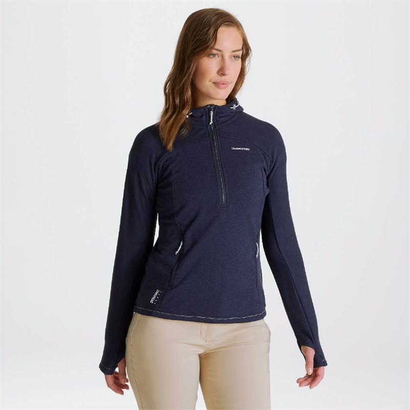 Craghoppers Womens Dynamic Half Zip Hooded Fleece-2