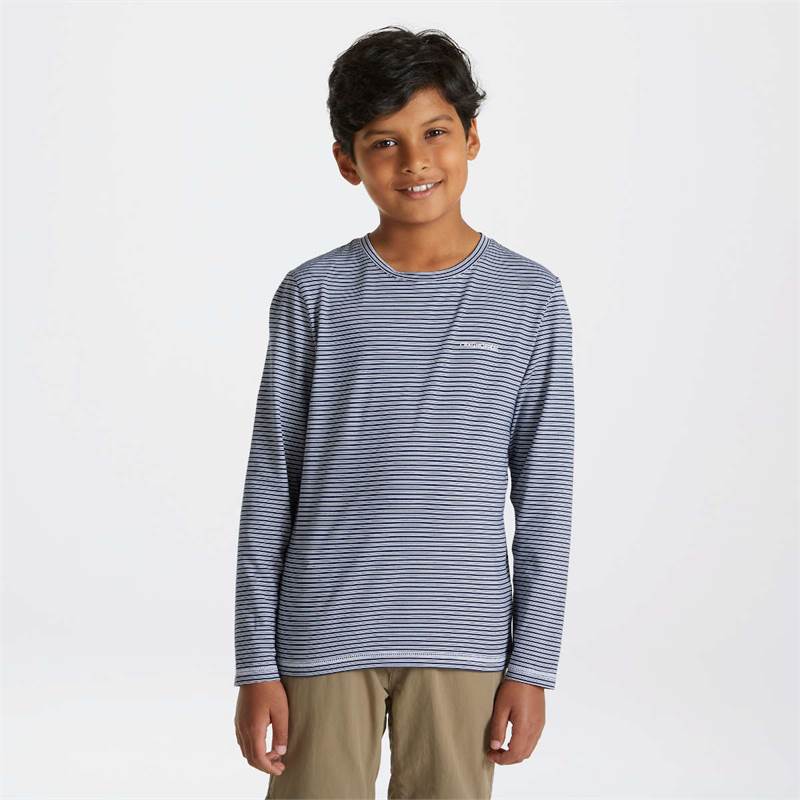 Craghoppers Kids NosiLife Jago Long Sleeved T-Shirt-4