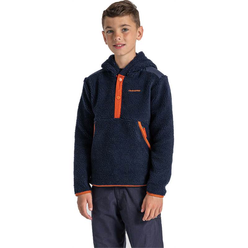 Craghoppers Kids Mitson Hooded Overhead Top-2