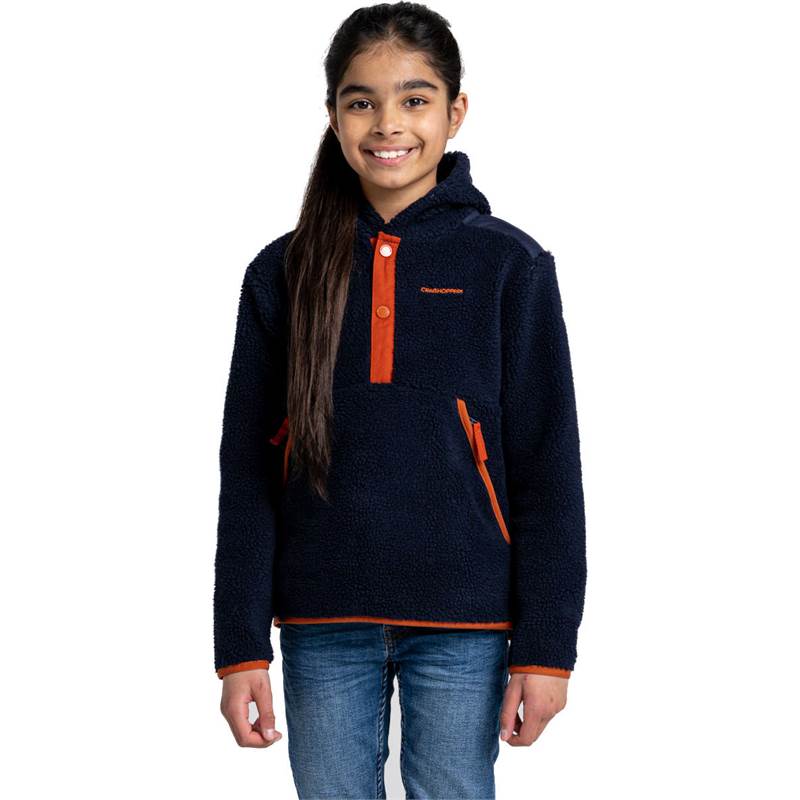 Craghoppers Kids Mitson Hooded Overhead Top-4