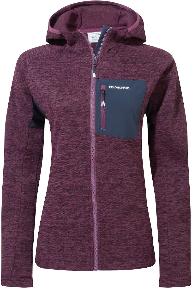 Craghoppers Womens Trina Hooded Fleece Jacket OutdoorGB
