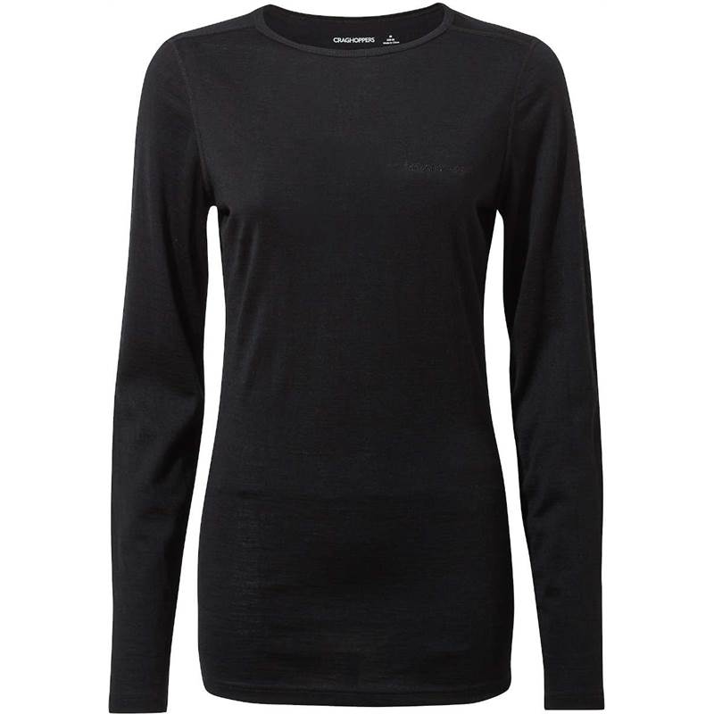 Craghoppers Womens Merino Crew Neck II Baselayer Top-1