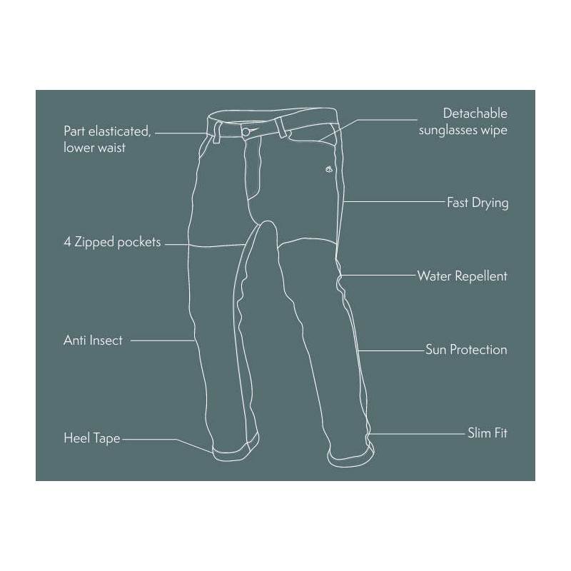 Craghoppers Kiwi Pro II Winter Lined Mens Trousers - Regular-4