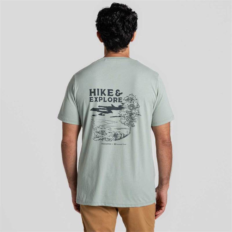 Craghoppers National Trust Collection Mens Sabden Short Sleeved T-Shirt.-5