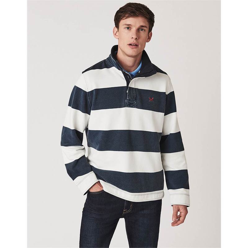 Crew Clothing Mens Padstow Pique Sweatshirt-1