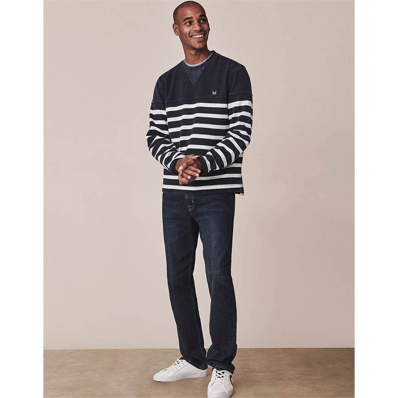 Crew Clothing Mens Padstow Crew Sweatshirt-2
