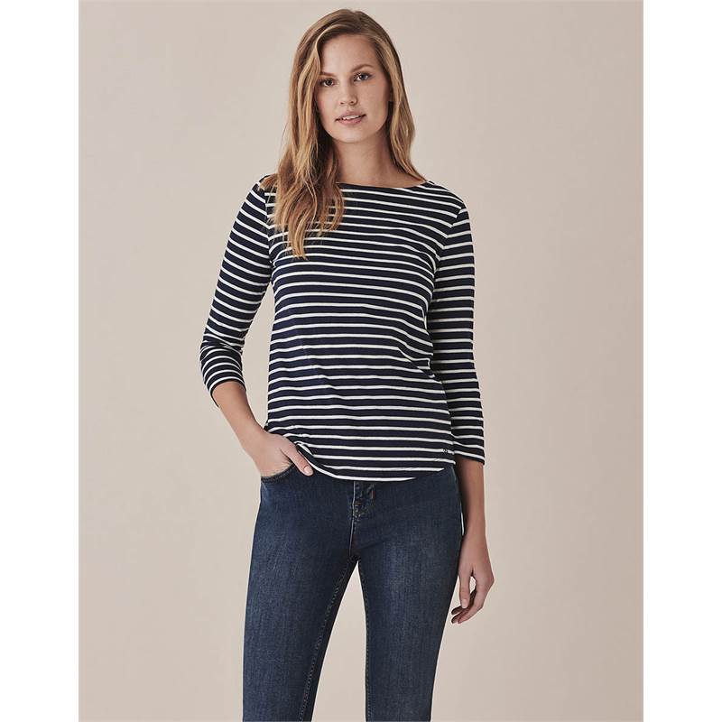 Crew Clothing Womens Essential Breton LS T-Shirt-1