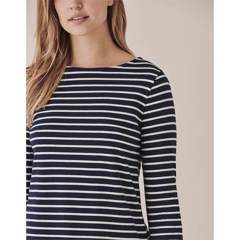 Crew Clothing Womens Essential Breton LS T-Shirt-2