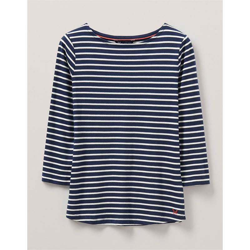 Crew Clothing Womens Essential Breton LS T-Shirt-5