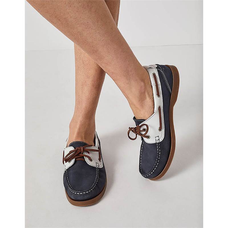 Crew Clothing Womens Leather Boat Shoes-1