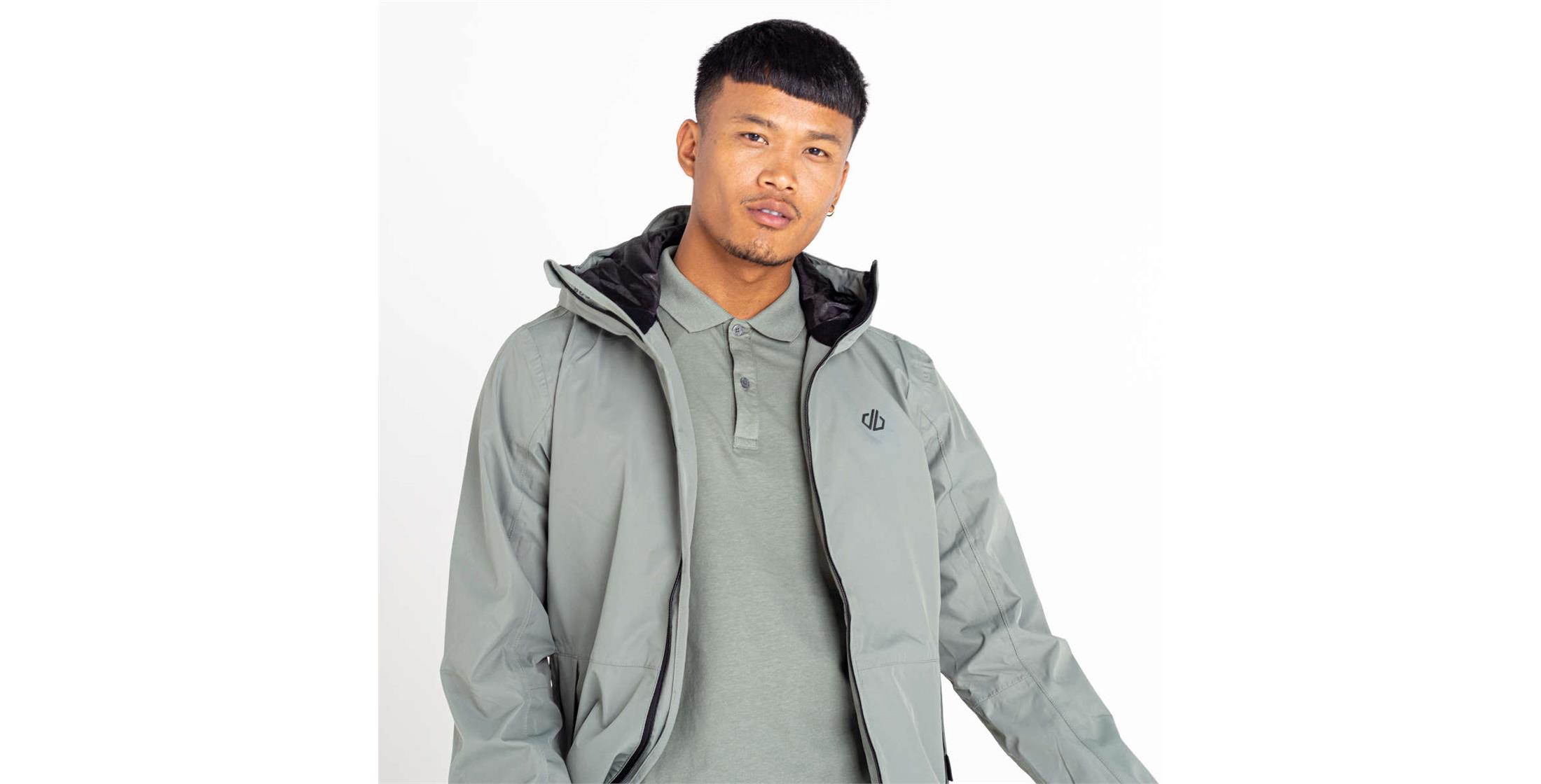 Dare2b Mens Stay Ready Waterproof Jacket