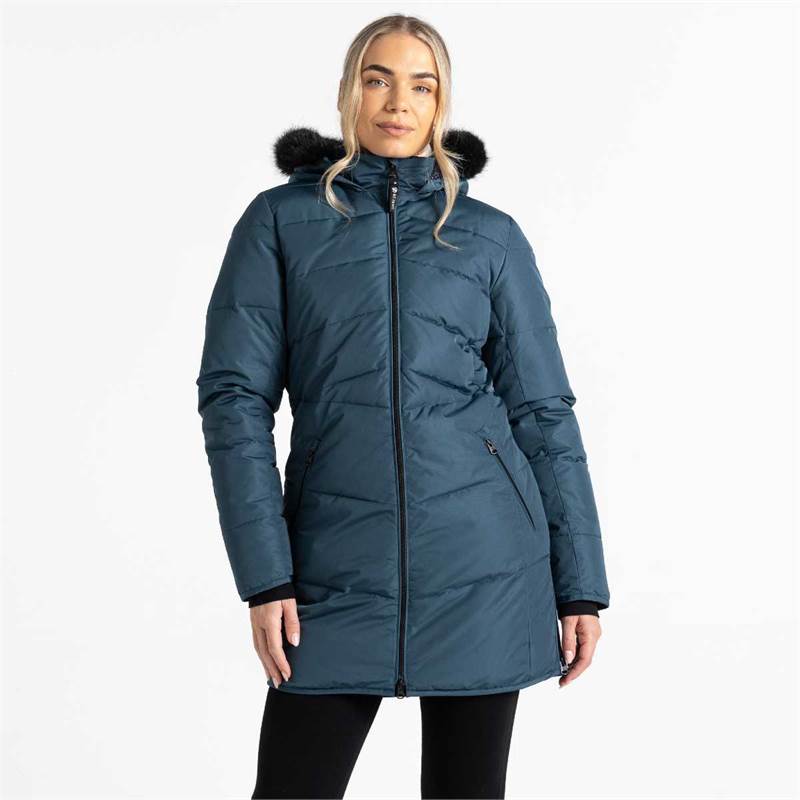 Dare2b Womens Striking III Long Insulated Jacket-1