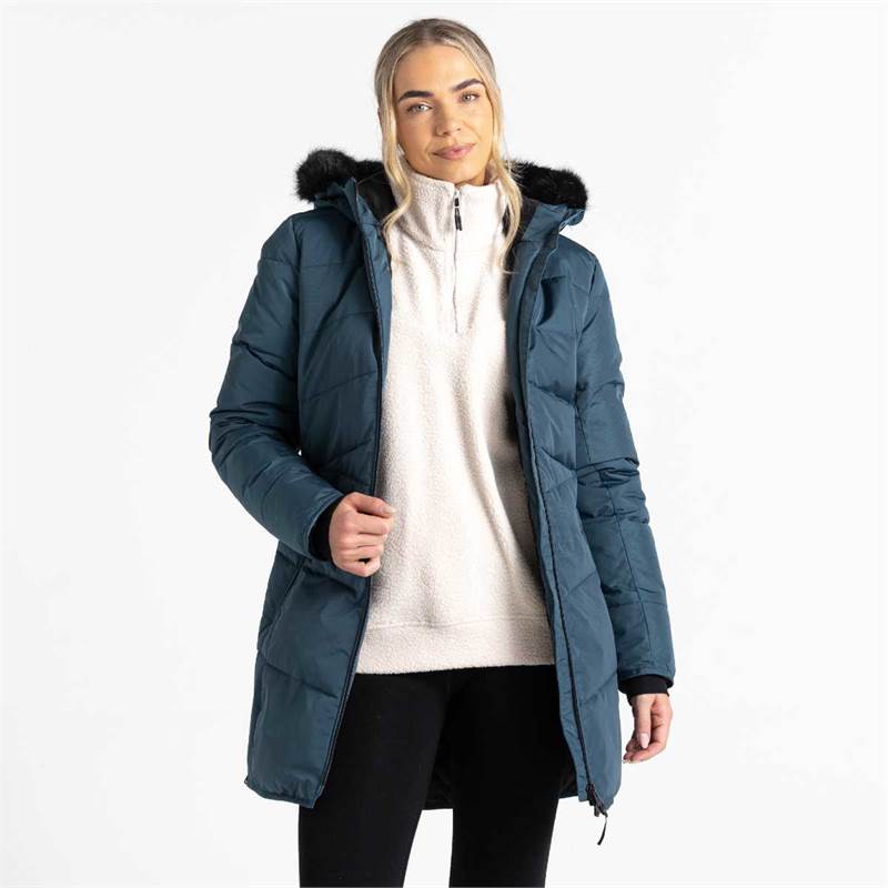 Dare2b Womens Striking III Long Insulated Jacket-2