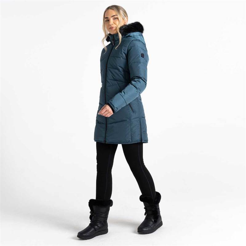 Dare2b Womens Striking III Long Insulated Jacket-3