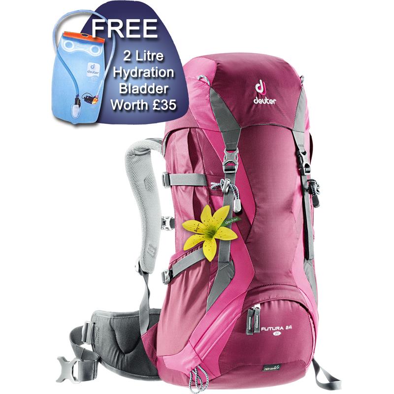 Deuter Futura 24L SL Ladies Backpack with FREE Streamer 2L Hydration