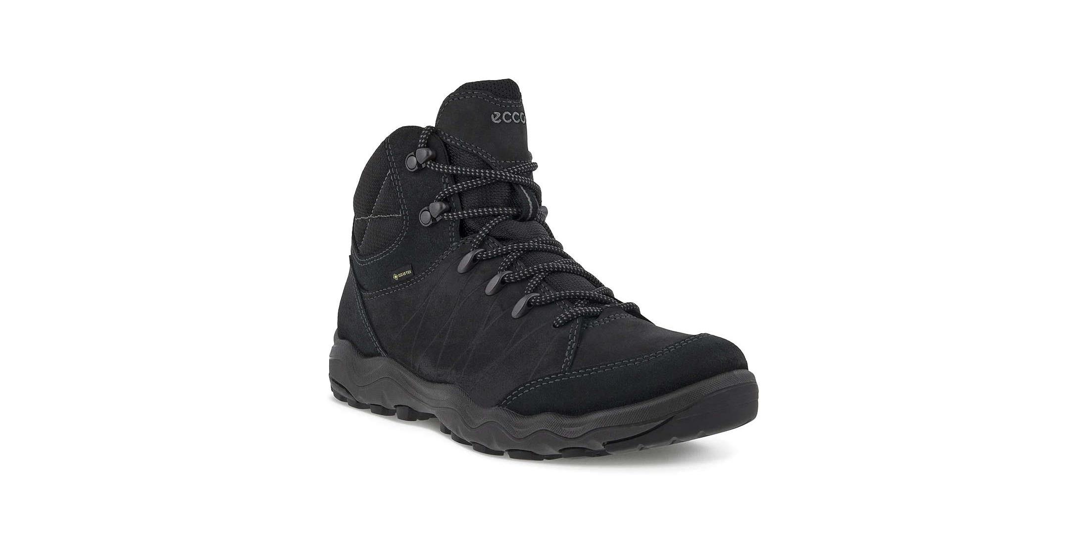 ECCO Mens Ulterra Mid GTX Waterproof Hiking Boots