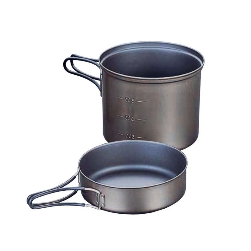 Evernew Titanium NS Deep Pot 0.9L Handle OutdoorGB