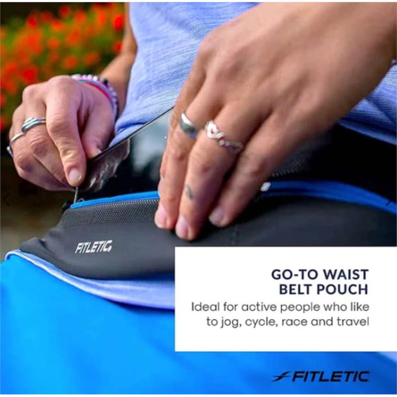 Fitletic Bolt Double Pocket Running Pouch-2