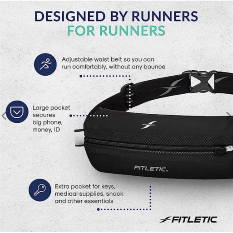 Fitletic Bolt Double Pocket Running Pouch-5