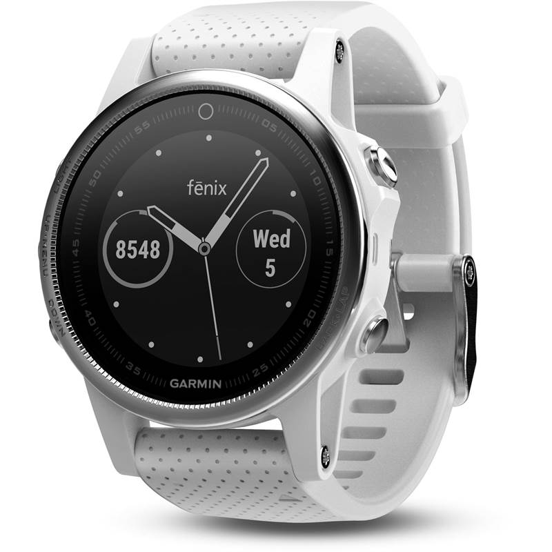 Garmin Fenix 5S GPS Multisport Watch - White-1