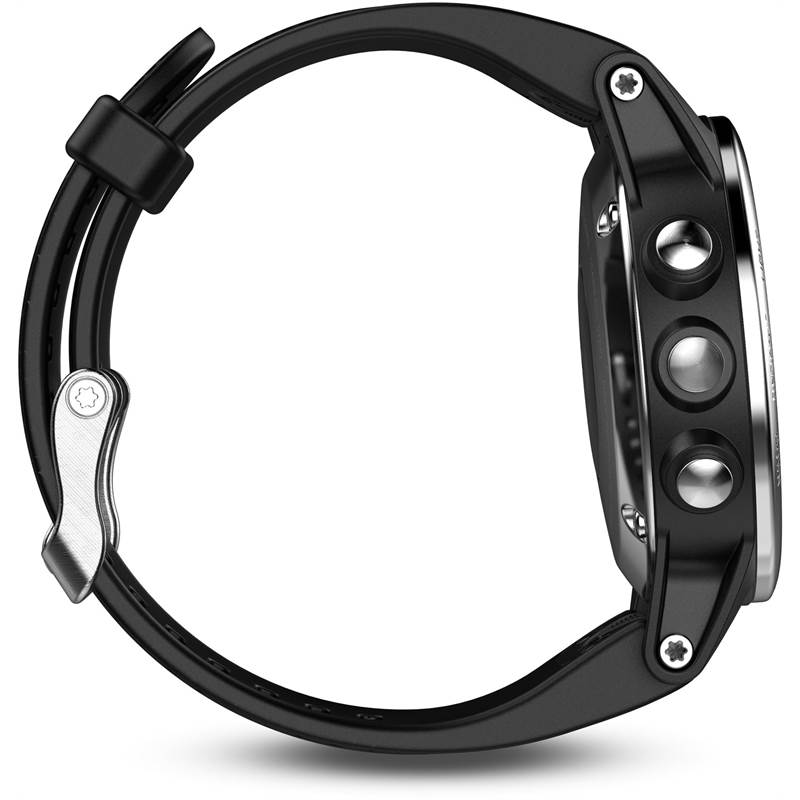 Garmin Fenix 5S GPS HRM Multisport Watch - Silver Black-3
