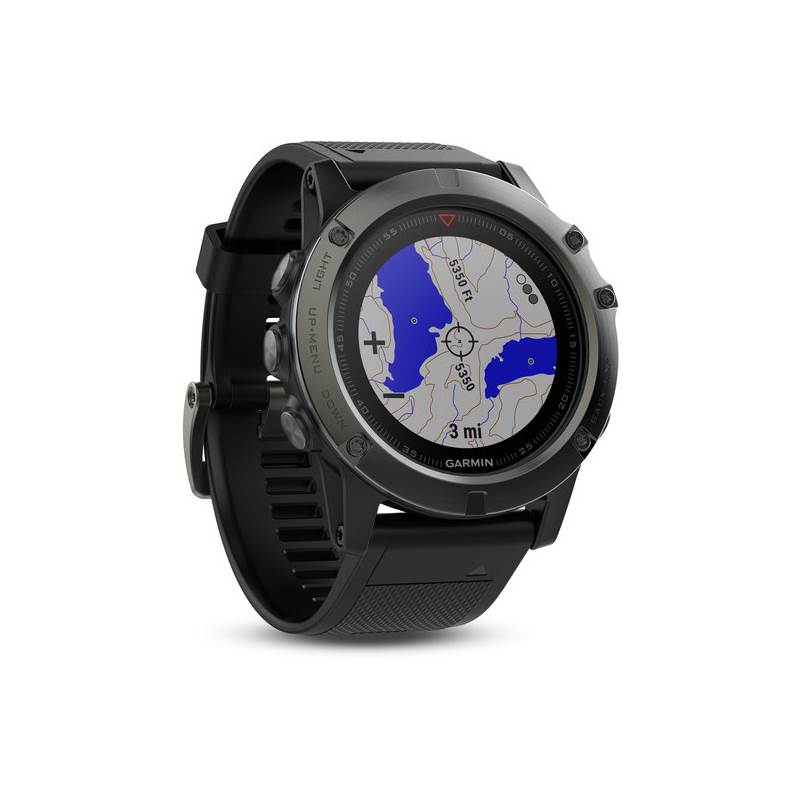 Garmin Fenix 5X GPS Multisport Watch - Slate Grey Sapphire-2