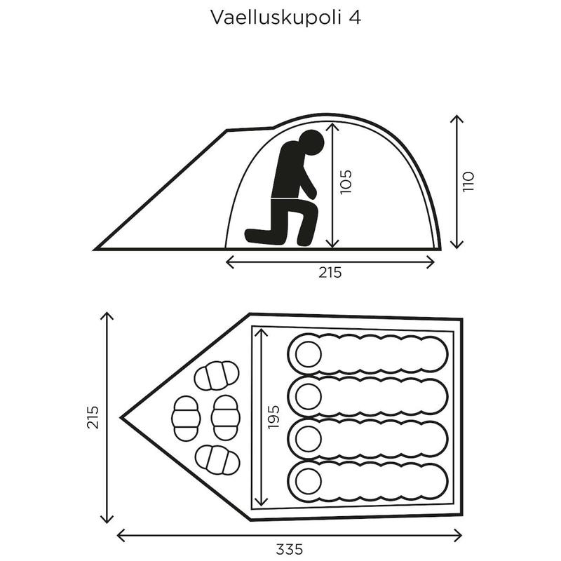 Halti Vaelluskupoli 4 Tent-3