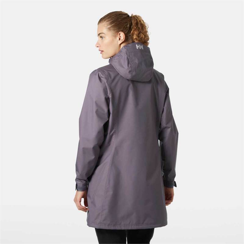 Helly Hansen Womens Long Belfast Waterproof Jacket-4