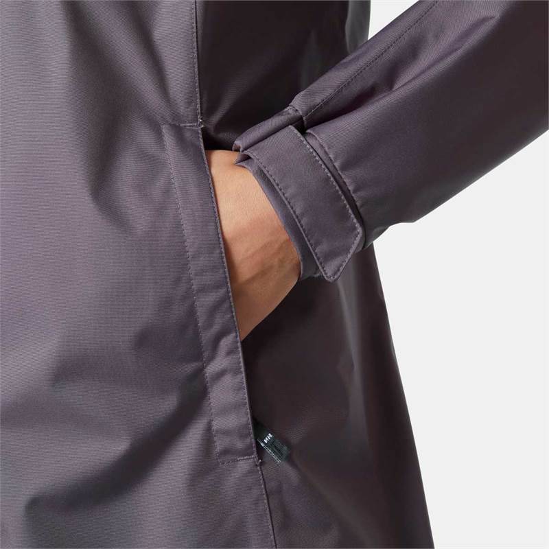 Helly Hansen Womens Long Belfast Waterproof Jacket-5
