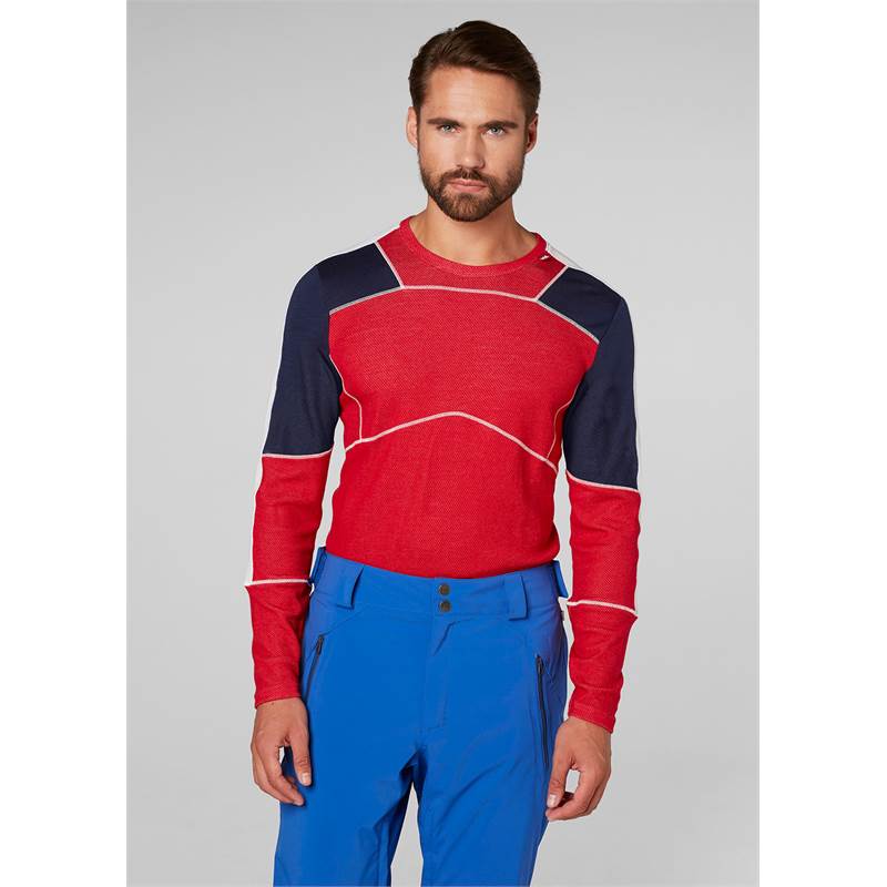 Helly Hansen Mens HH Lifa Merino Crew LS Baselayer-2