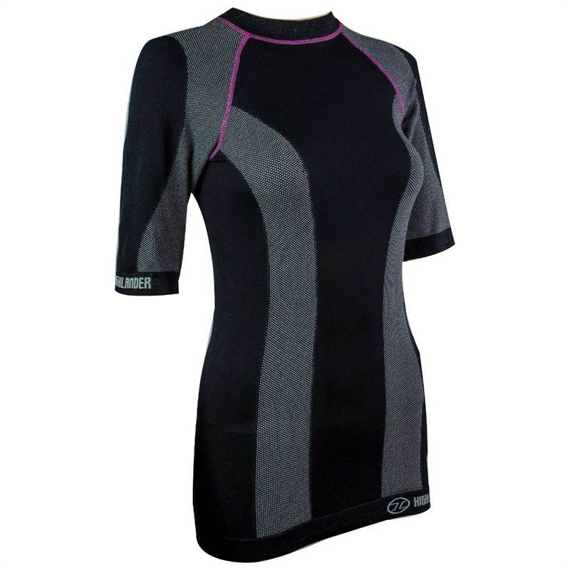 Highlander Womens Thermo Tech Short Sleeve Base Layer Top-1