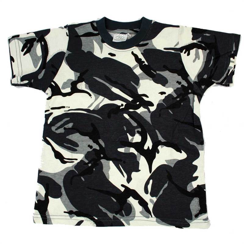 Highlander Kids Urban Camo T Shirt-1