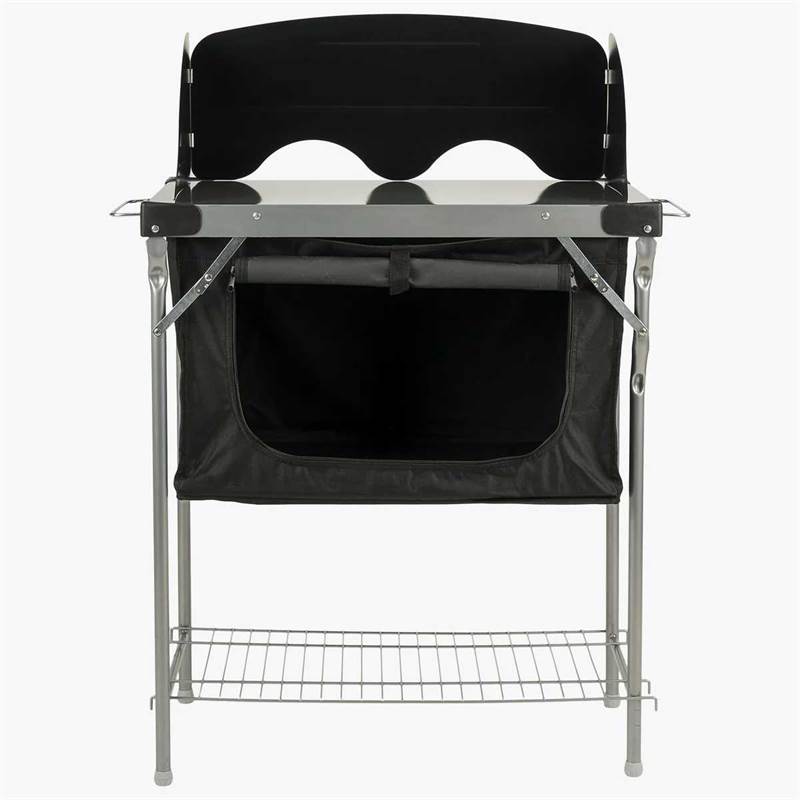 Highlander Steel Kitchen Camping Stand & Cupboard-2