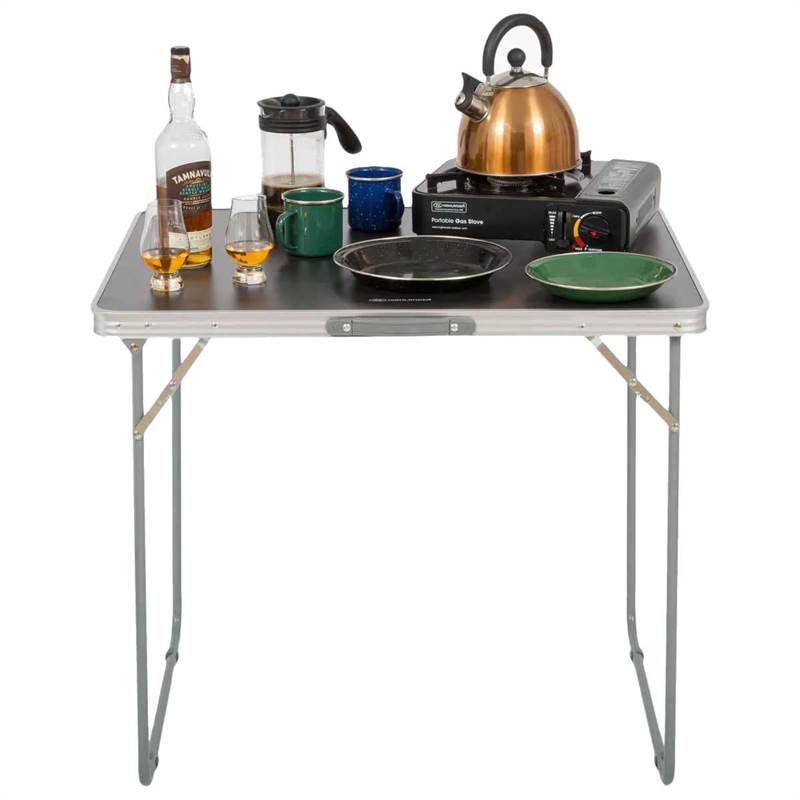 Highlander Compact Folding Camping Table Single-5