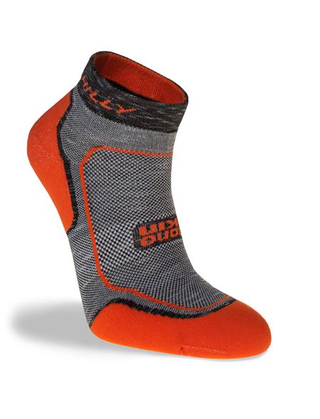 Hilly Unisex Active Minimum Cushioning Quarter Running Socks