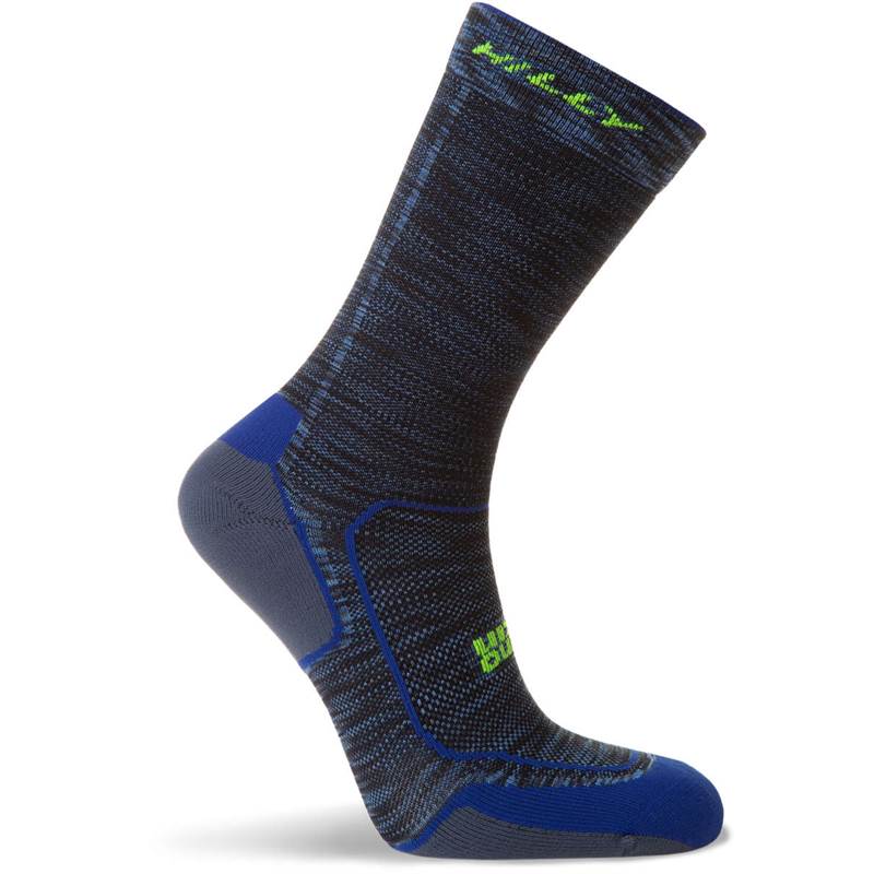 Hilly Unisex Active Minimum Cushioning Crew Running Socks-4