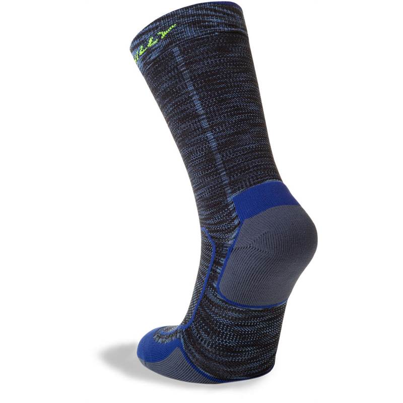 Hilly Unisex Active Minimum Cushioning Crew Running Socks-5
