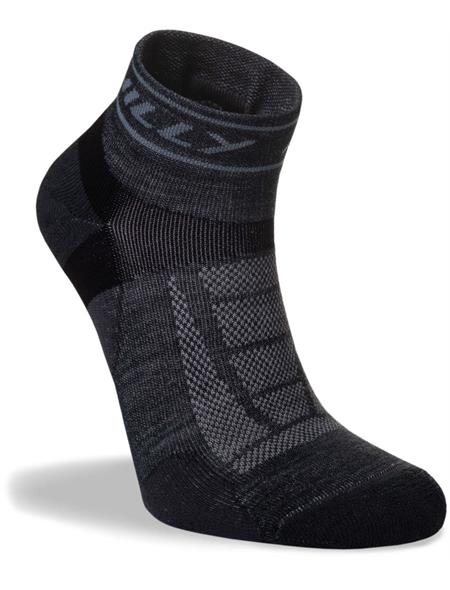 Hilly Unisex Trail Medium Cushioning Quarter Running Socks