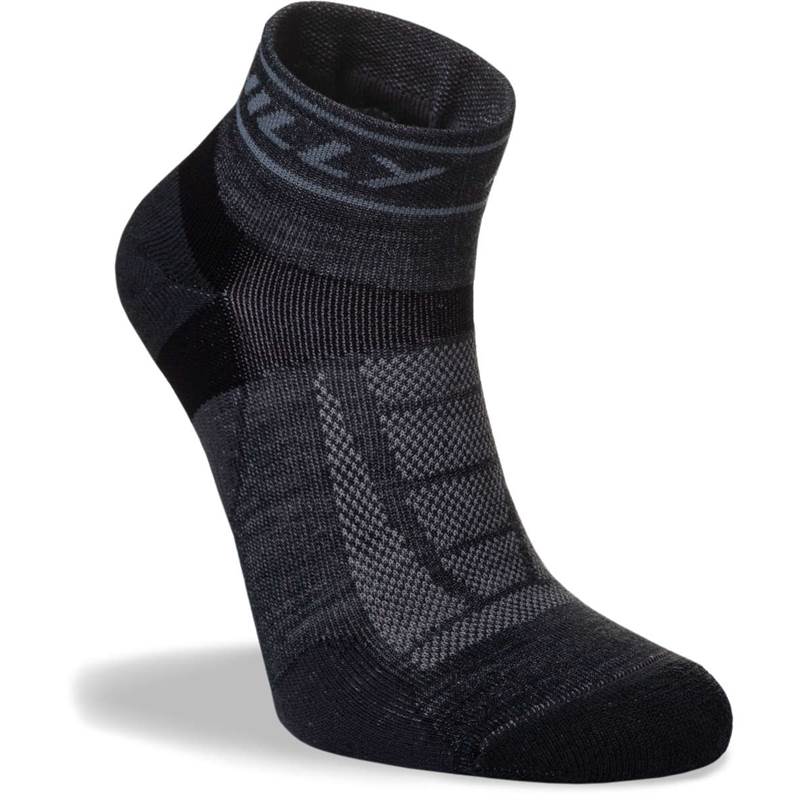 Hilly Unisex Trail Medium Cushioning Quarter Running Socks-1