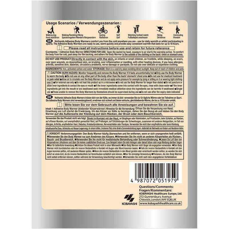 HotHands Adhesive Body Warmer-2