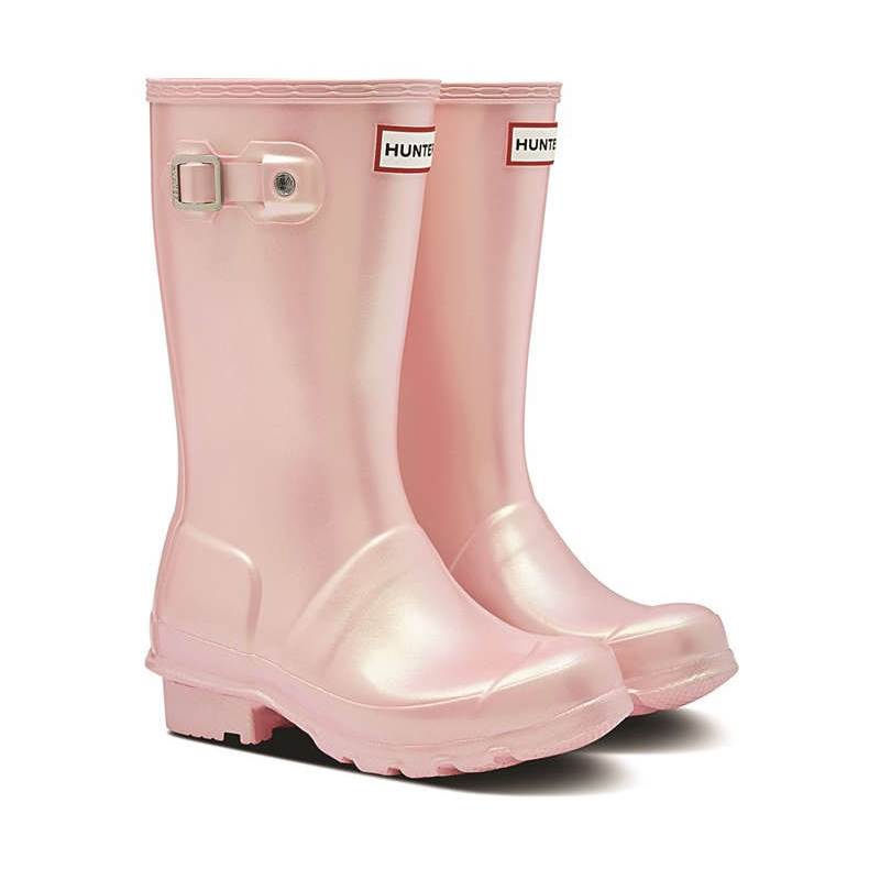 Hunter Kids Original Nebula Pearlised Wellington Boots-1