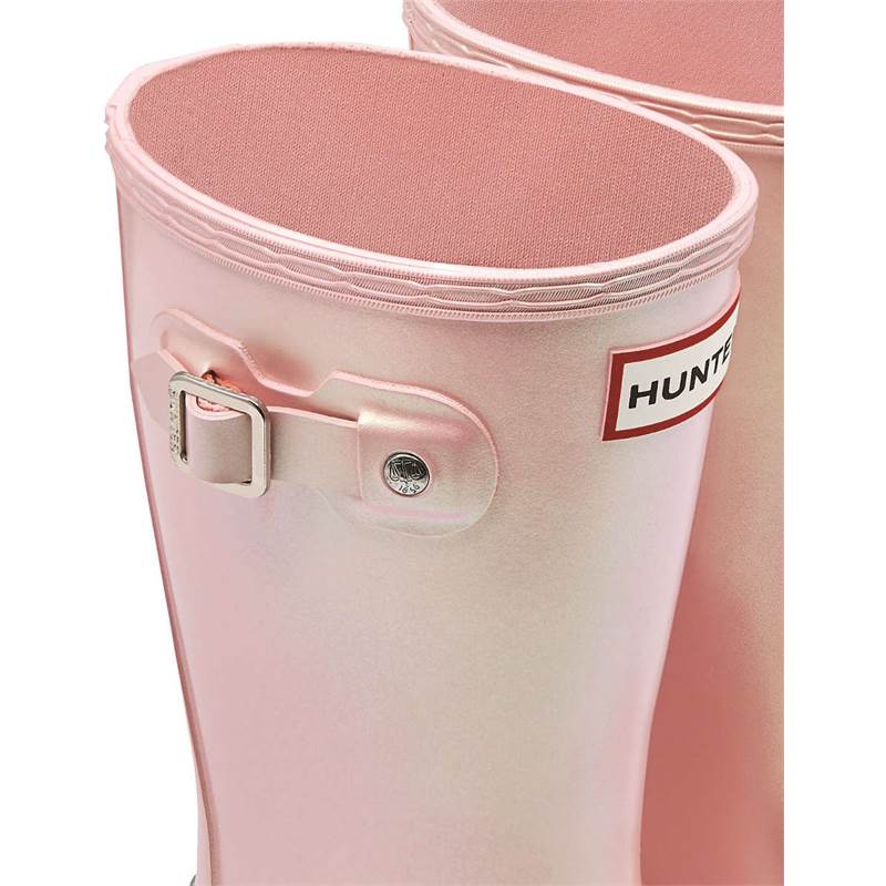 Hunter Kids Original Nebula Pearlised Wellington Boots-4